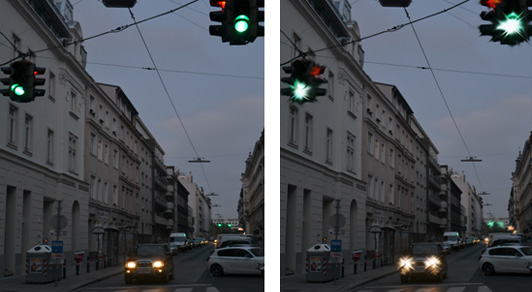 Starbursting: sternförmige Lichterscheinungen um Lichtquellen 